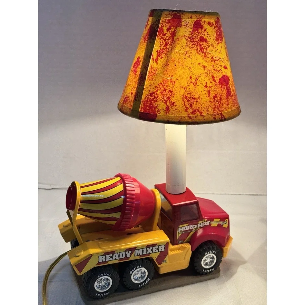 Very Rare Vintage Lot Of 2 HardHat‎ Lamps contractors trucks 1989